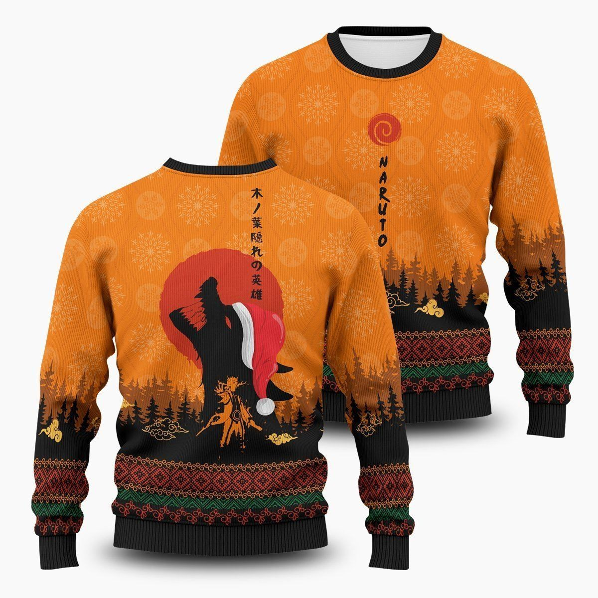 Naruto Kyubi Ugly Christmas Sweater,