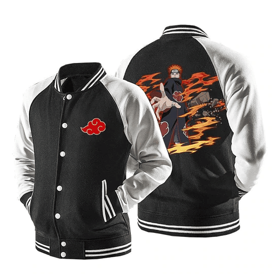 Naruto Nagato Six Paths of Pain Baseball Jacket for Men & Women | Anime Fan Gift