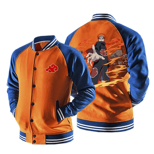 Naruto Nagato Six Paths of Pain Baseball Jacket for Men & Women | Anime Fan Gift