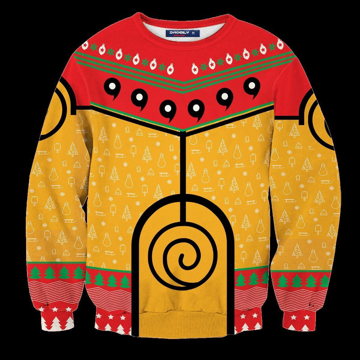 Naruto Nine Tails Ugly Christmas Sweater,
