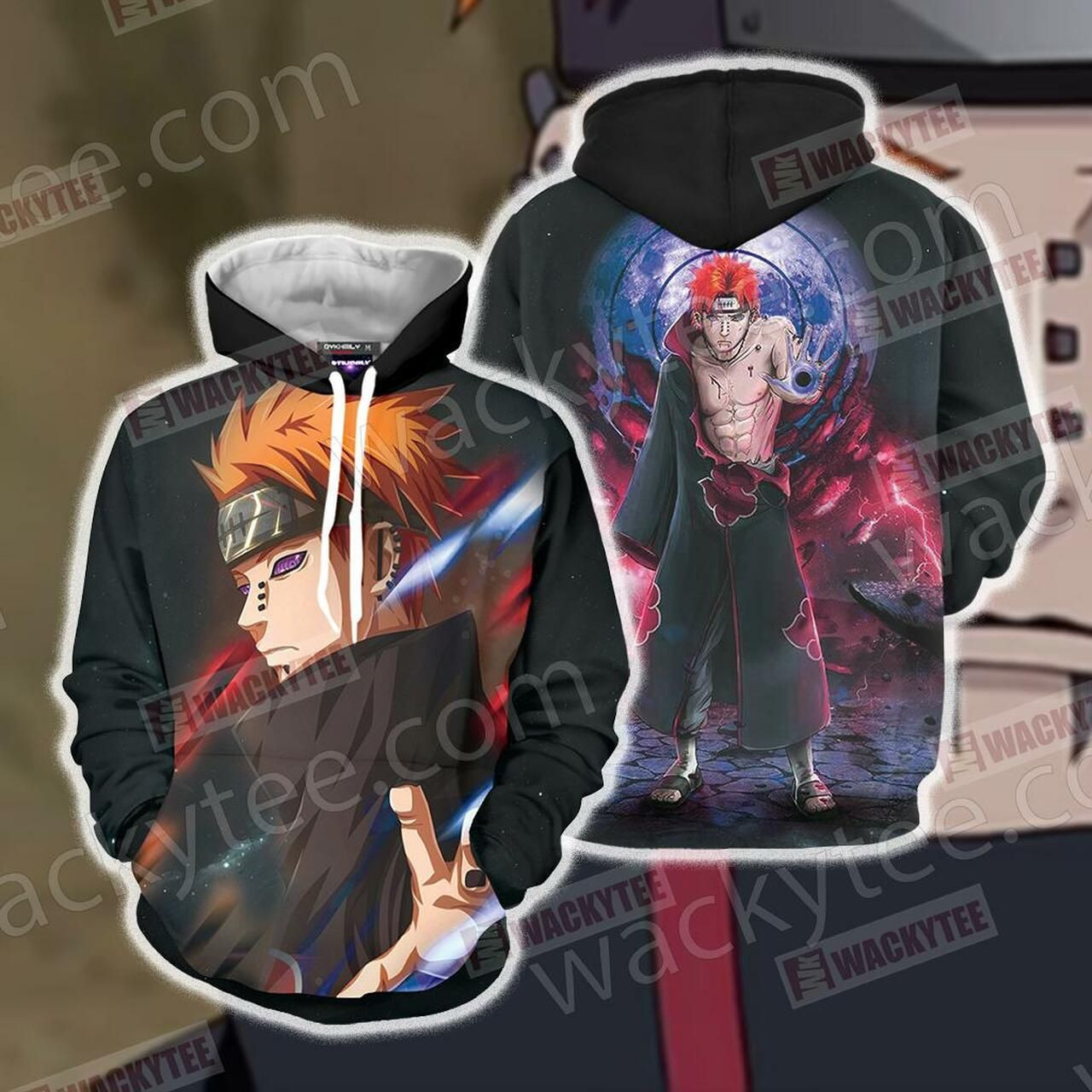 Naruto Pain 3D All Over Print Hoodie & Zip Hoodie