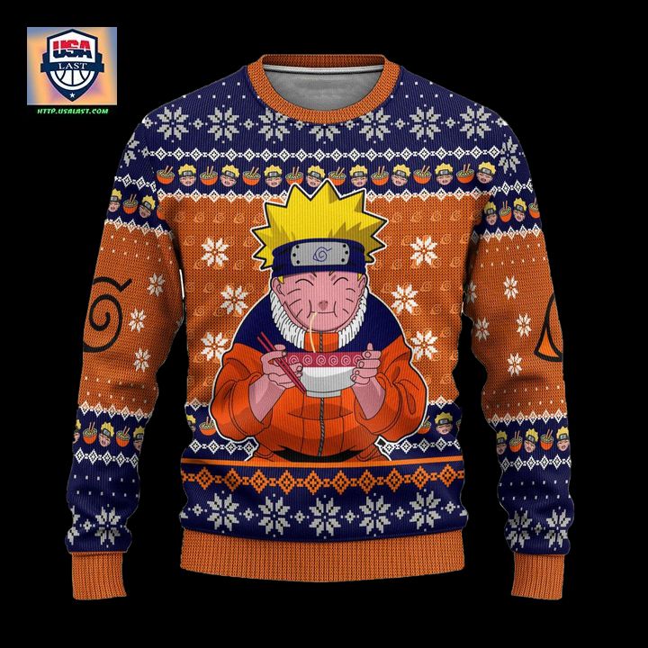 Naruto Ramen Anime Ugly Christmas Sweater Xmas Gift