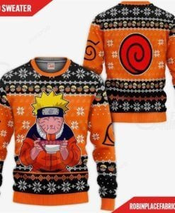Naruto Ramen Ugly Christmas Sweater, Perfect Holiday Gift
