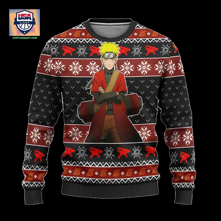 Naruto Sage Mode Anime Ugly Christmas Sweater Xmas Gift