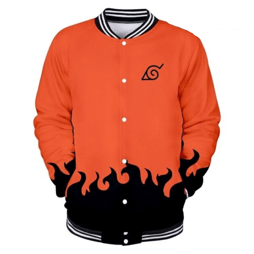 Naruto Shippuden Fashion Baseball Jacket for Men & Women | Anime Fan Gift