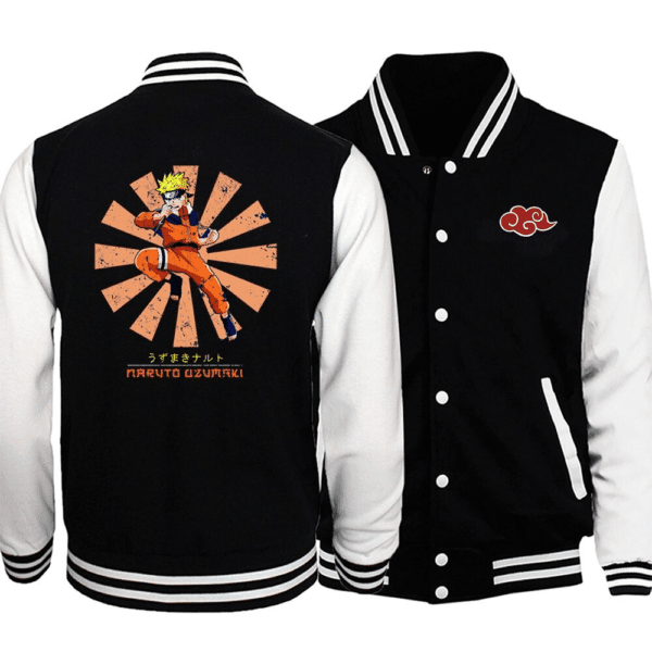 Naruto The Legendary Ninja Fashion Baseball Jacket for Men & Women | Anime Fan Gift
