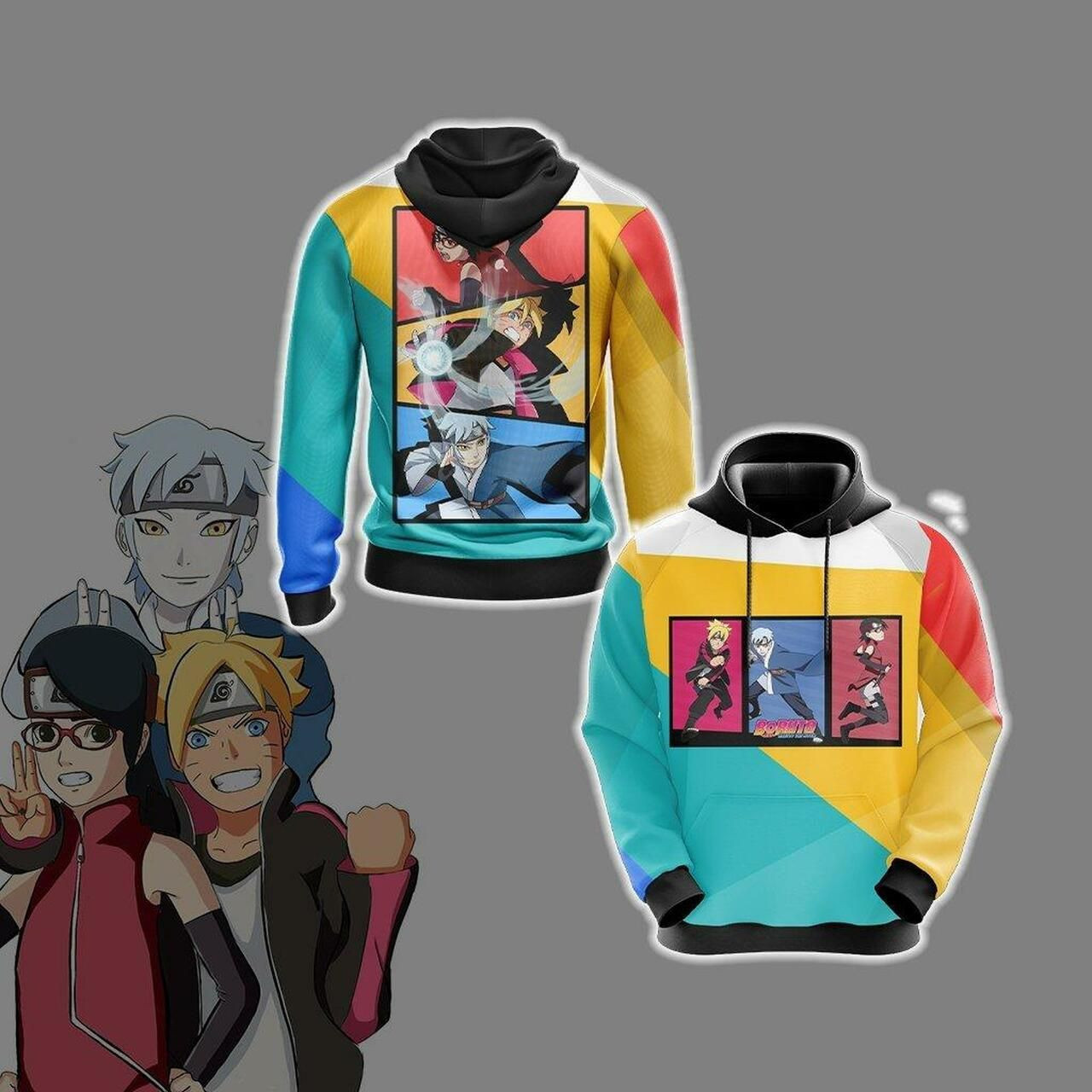 Naruto The Movie - Boruto Unisex 3D All Over Print Hoodie & Zip Hoodie