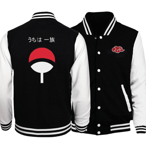 Naruto Uchiha Fashion Baseball Jacket for Men & Women | Anime Fan Gift