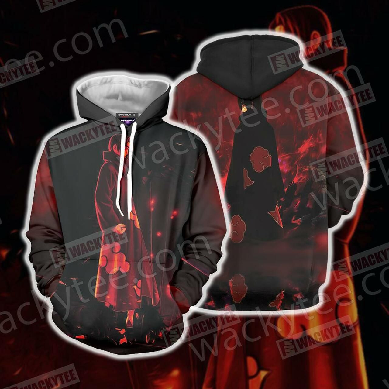 Naruto Uchiha Itachi 3D All Over Print Hoodie & Zip Hoodie