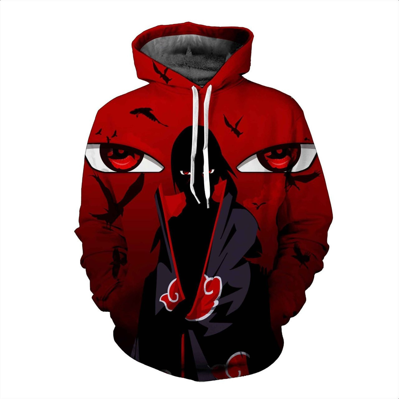 Naruto Uchiha Itachi Akatsuki 3D All Over Print Hoodie & Zip Hoodie