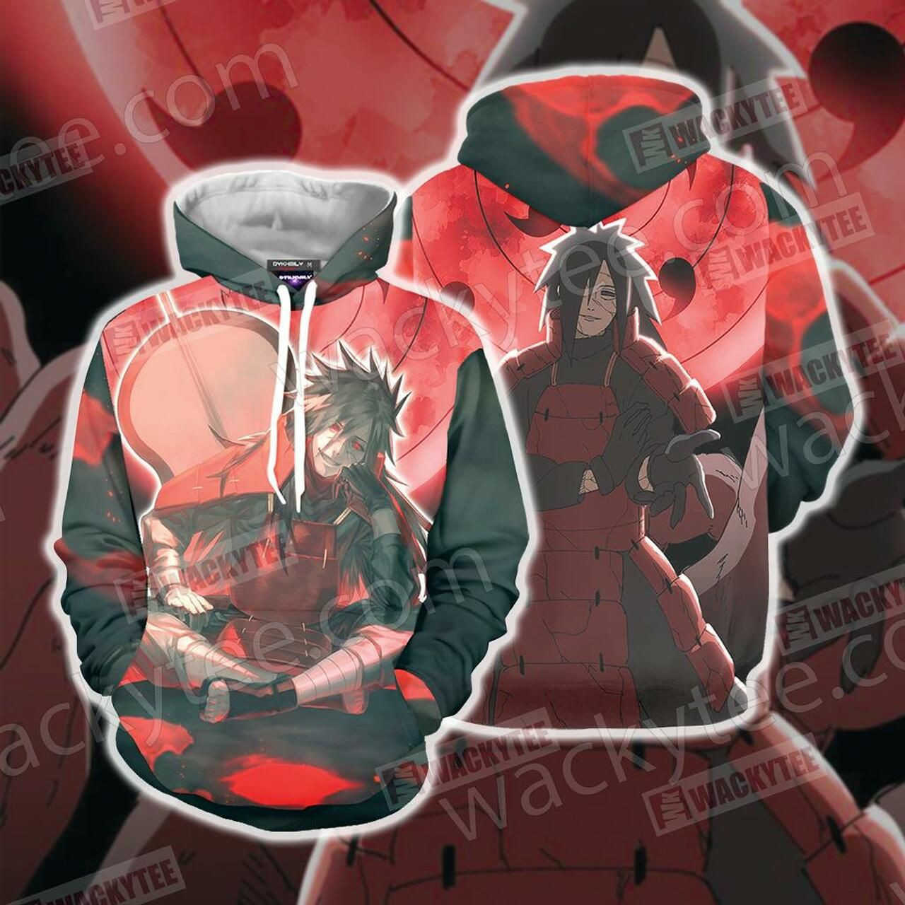 Naruto Uchiha Madara 3D All Over Print Hoodie & Zip Hoodie