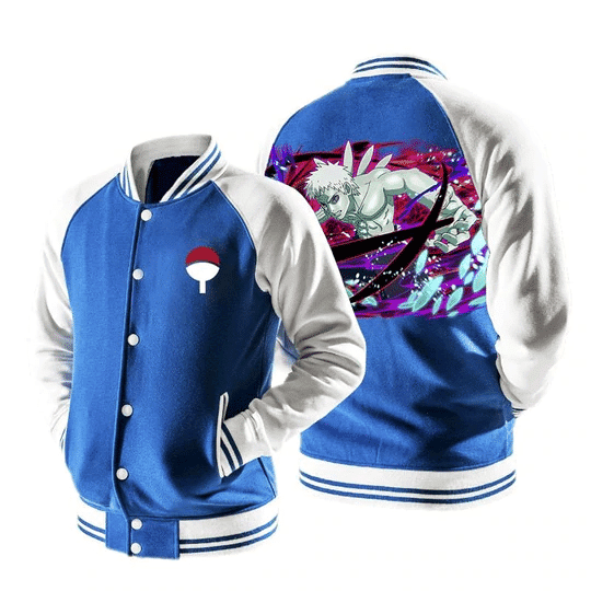 Naruto Uchiha Obito Ten Tails Jinchuriki Baseball Jacket for Men & Women | Anime Fan Gift