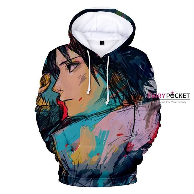 Naruto Uchiha Sasuke 3D All Over Print Hoodie & Zip Hoodie