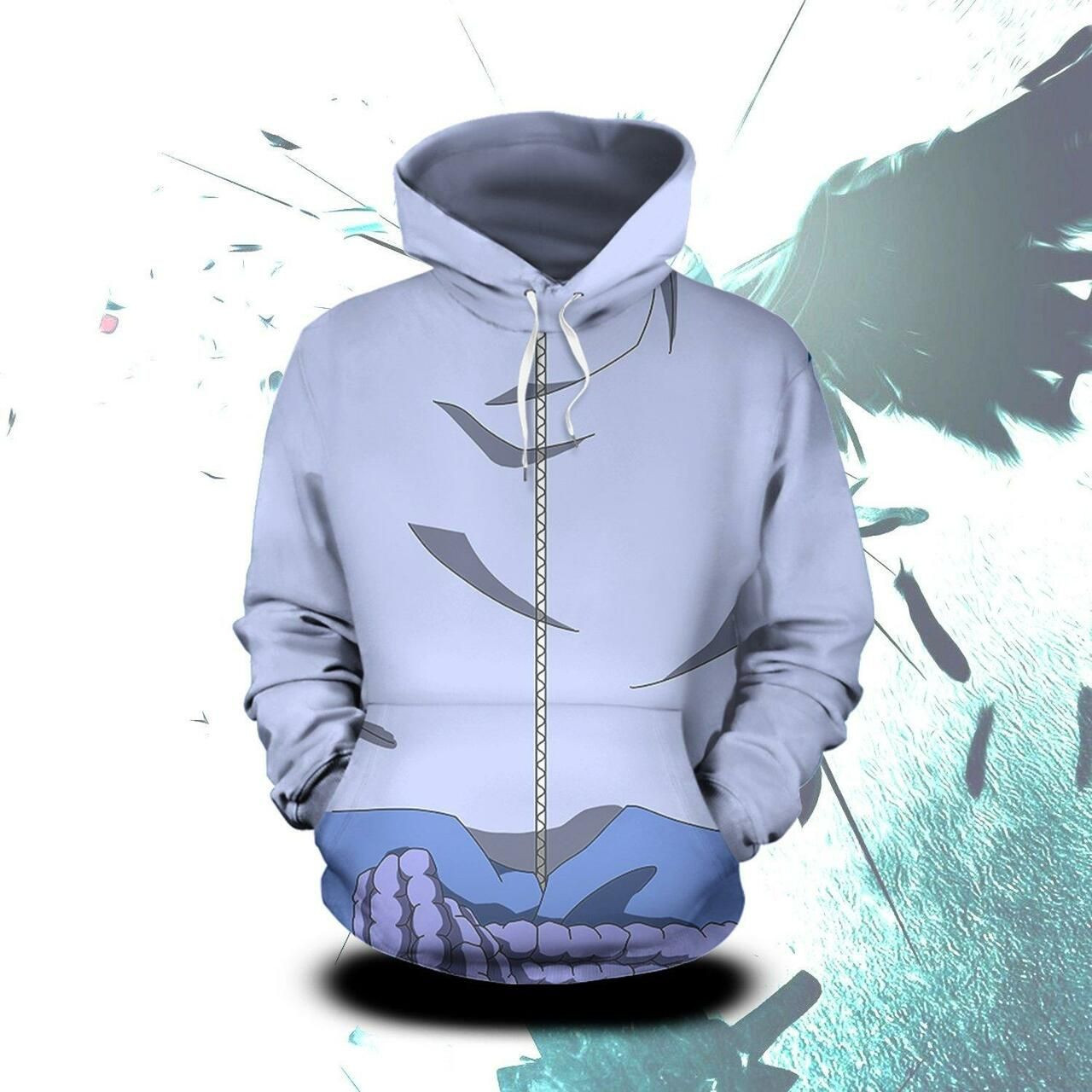 Naruto Uchiha Sasuke Cosplay 3D All Over Print Hoodie & Zip Hoodie