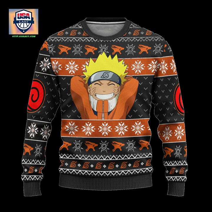 Naruto Uzumaki Clan Anime Ugly Christmas Sweater Xmas Gift