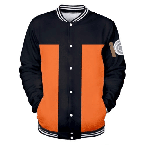 Naruto Uzumaki Fashion Baseball Jacket for Men & Women | Anime Fan Gift
