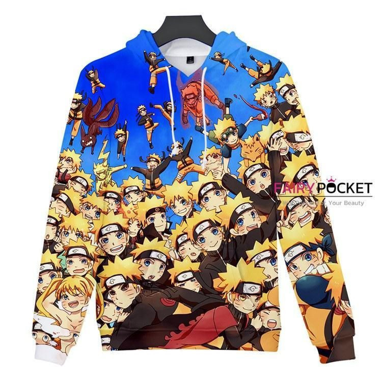 Naruto Uzumaki Naruto 3D All Over Print Hoodie & Zip Hoodie