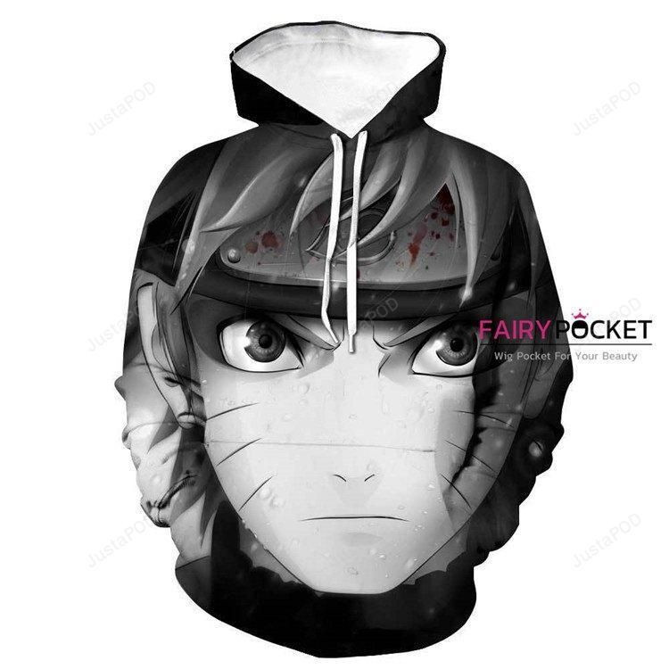 Naruto Uzumaki Naruto Black 3D All Over Print Hoodie & Zip Hoodie