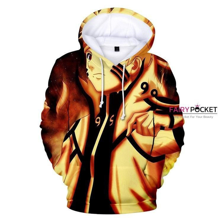 Naruto Uzumaki Naruto Blonde 3D All Over Print Hoodie & Zip Hoodie