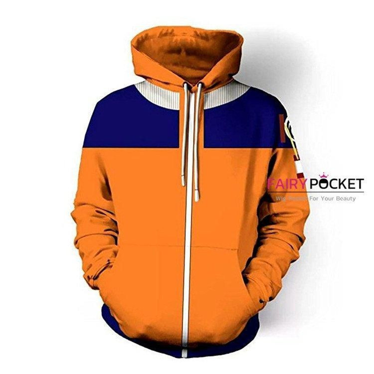 Naruto Uzumaki Naruto Orange 3D All Over Print Hoodie & Zip Hoodie