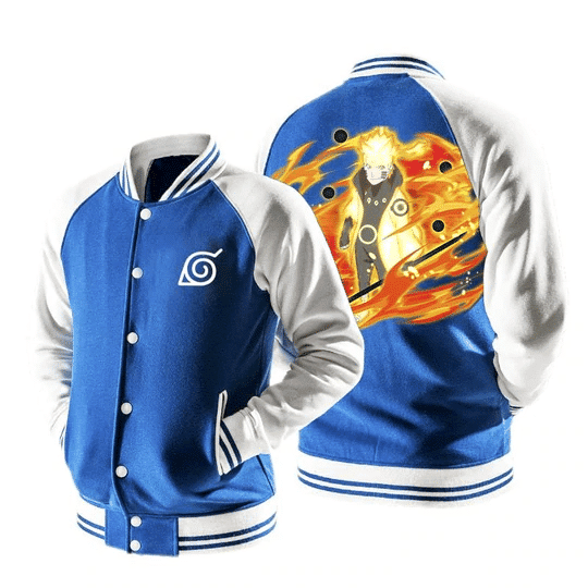Naruto Uzumaki Six Path Sage Mode Baseball Jacket for Men & Women | Anime Fan Gift