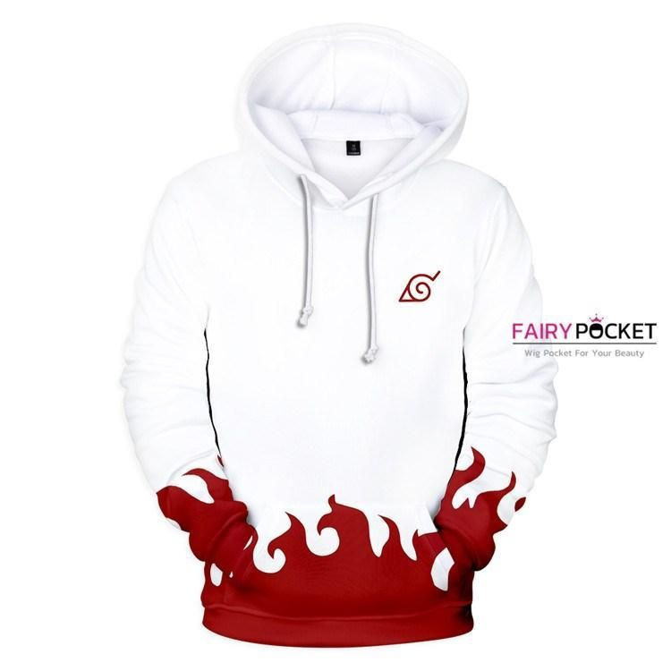 Naruto White 3D All Over Print Hoodie & Zip Hoodie
