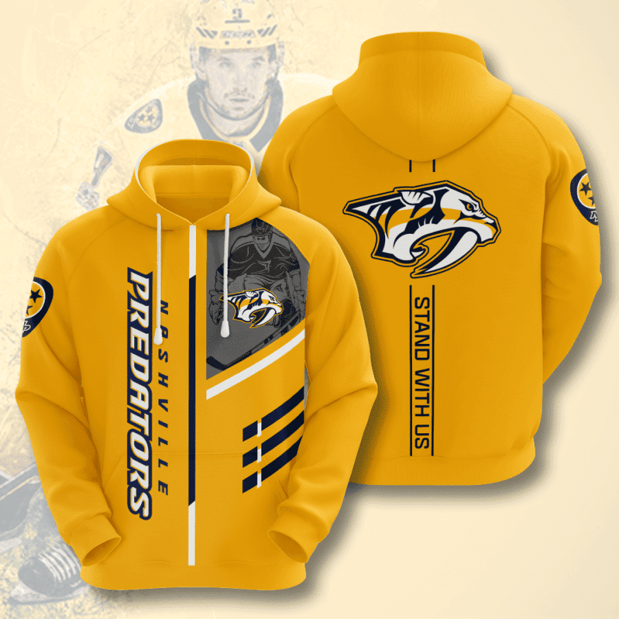 Nashville Predators 3D All Over Print Hoodie & Zip Hoodie