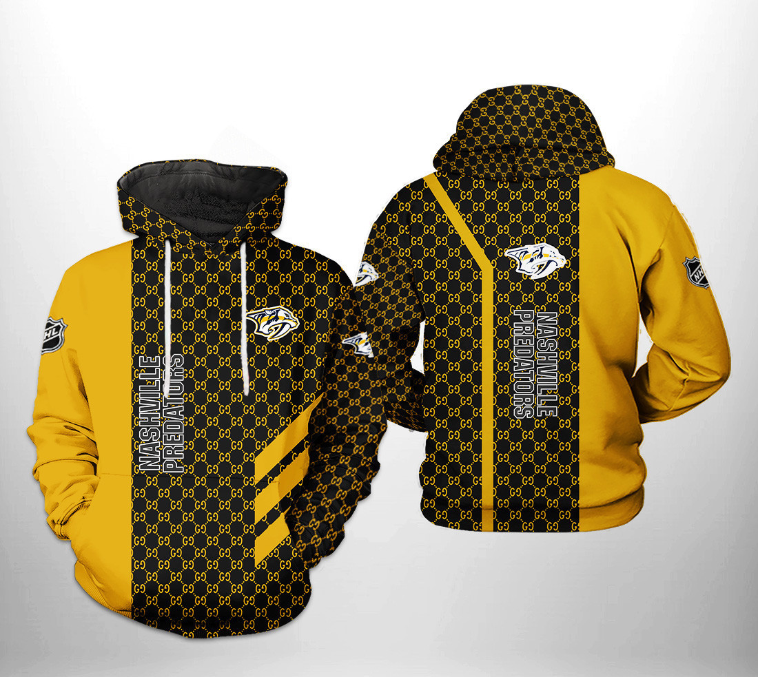Nashville Predators NHL 3D All Over Print Hoodie & Zip Hoodie