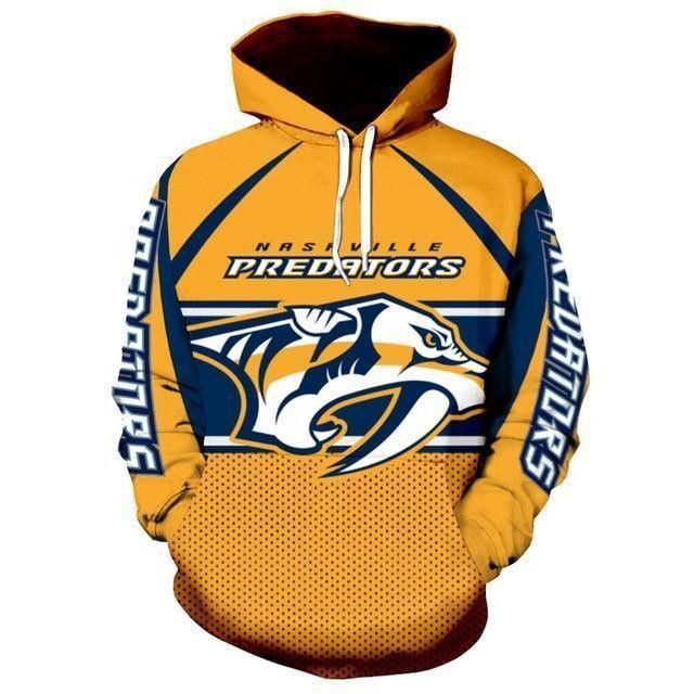 Nashville Predators Nhl 3D All Over Print Hoodie & Zip Hoodie