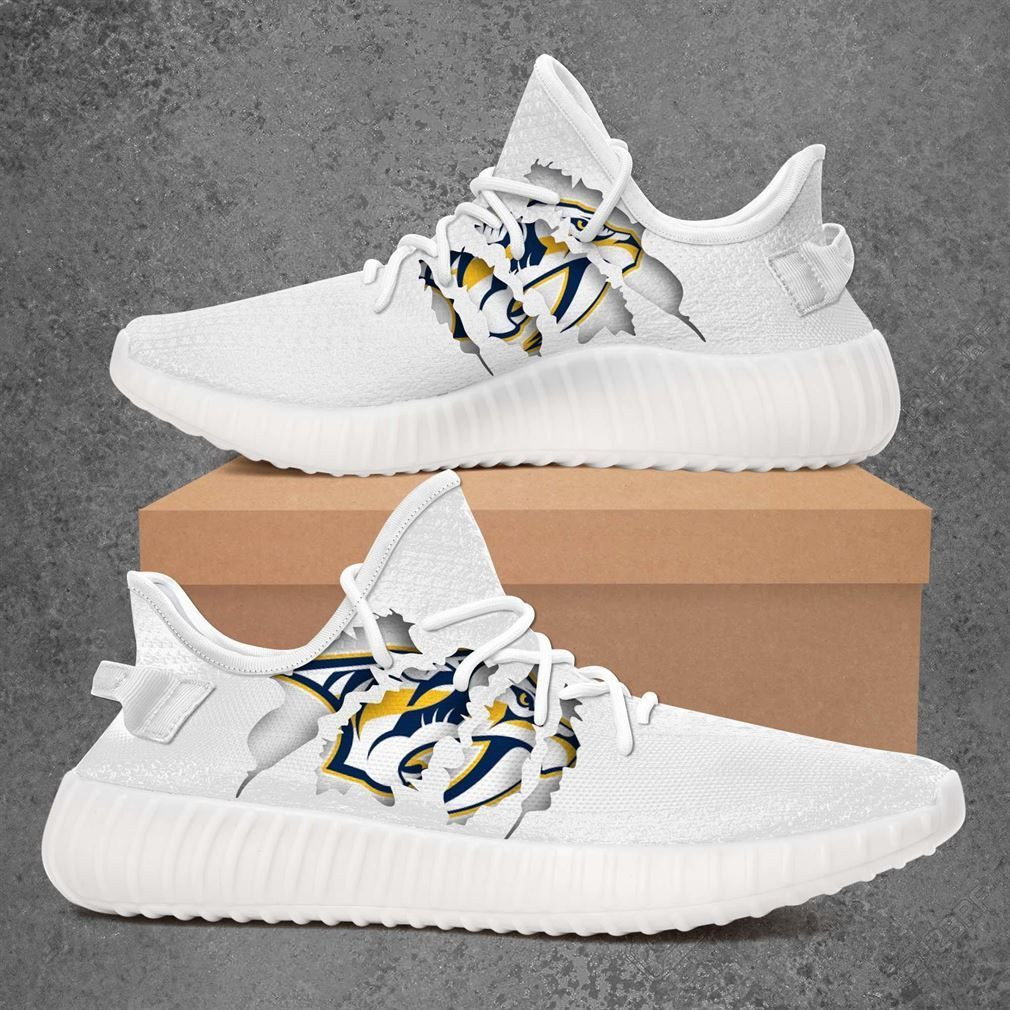 Nashville Predators Nhl Hockey Sport Shoes Sneakers