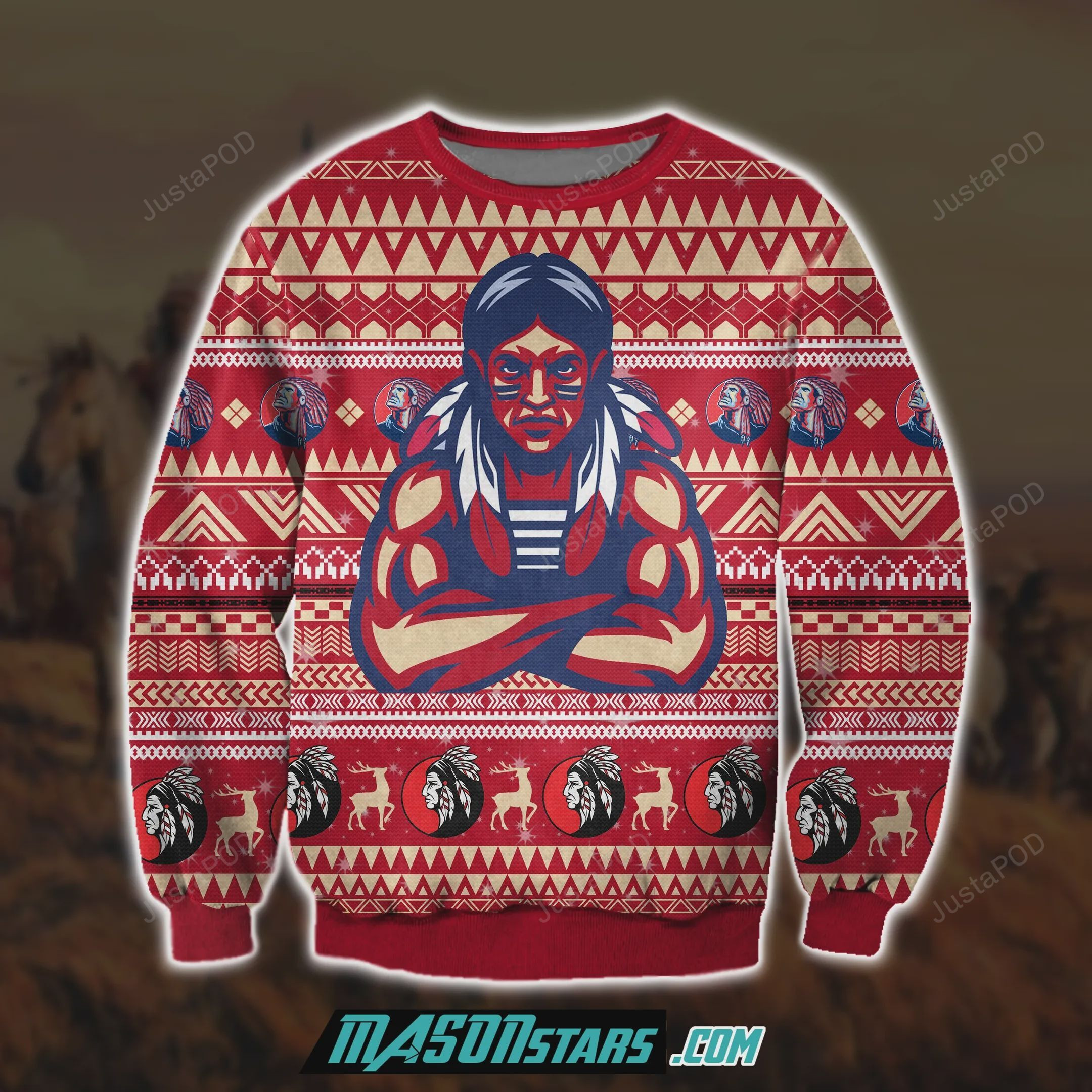 Native American Ugly Christmas Sweater, Perfect Holiday Gift