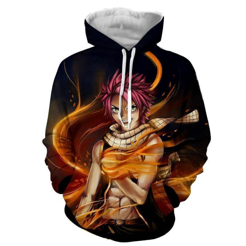 Natsu Dragneel Dragon Mode Fairy Tail 3D All Over Print Hoodie & Zip Hoodie