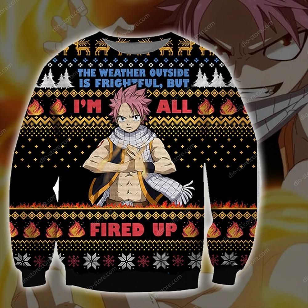Natsu Dragneel Ugly Christmas Sweater,