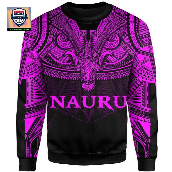 Nauru Pink Sweater Polynesian