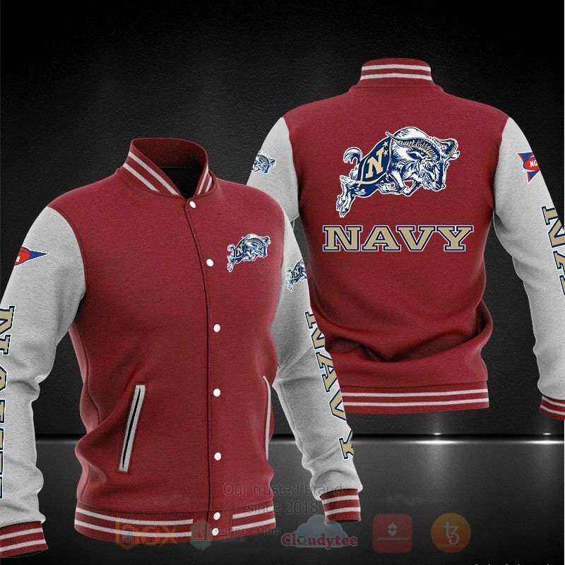 Navy Midshipmen Varsity Baseball Jacket for Men & Women | NCAA Team Fan Gift