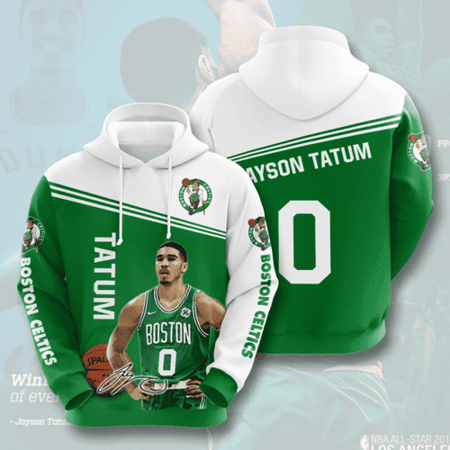 NBA Boston Celtics 3D All Over Print Hoodie & Zip Hoodie