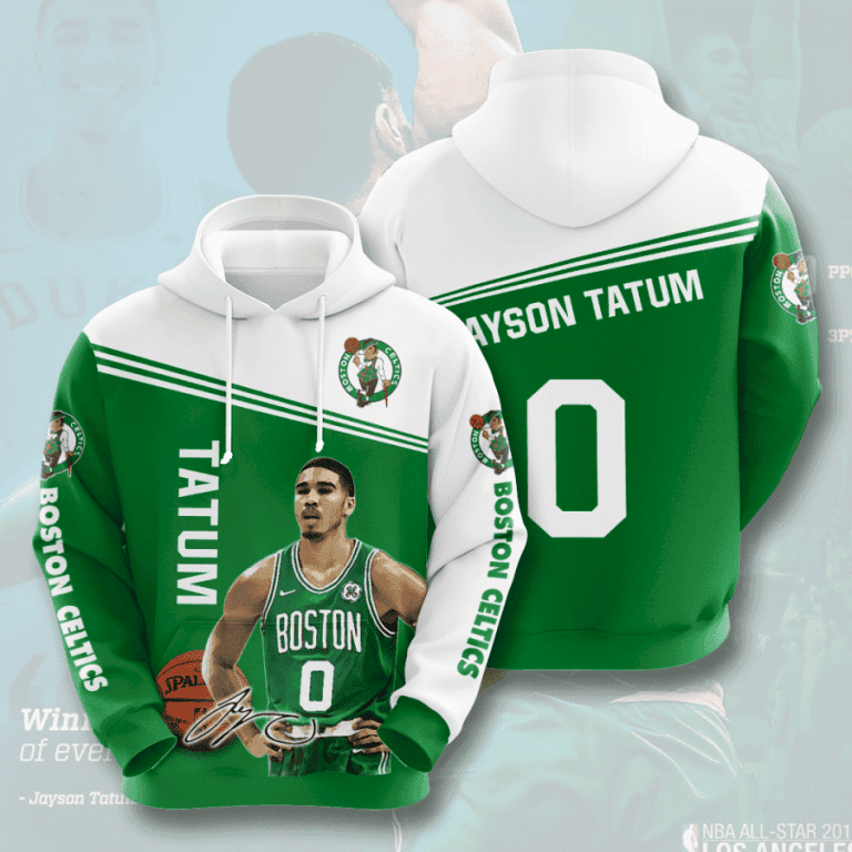NBA Boston Celtics 3D All Over Print Hoodie & Zip Hoodie