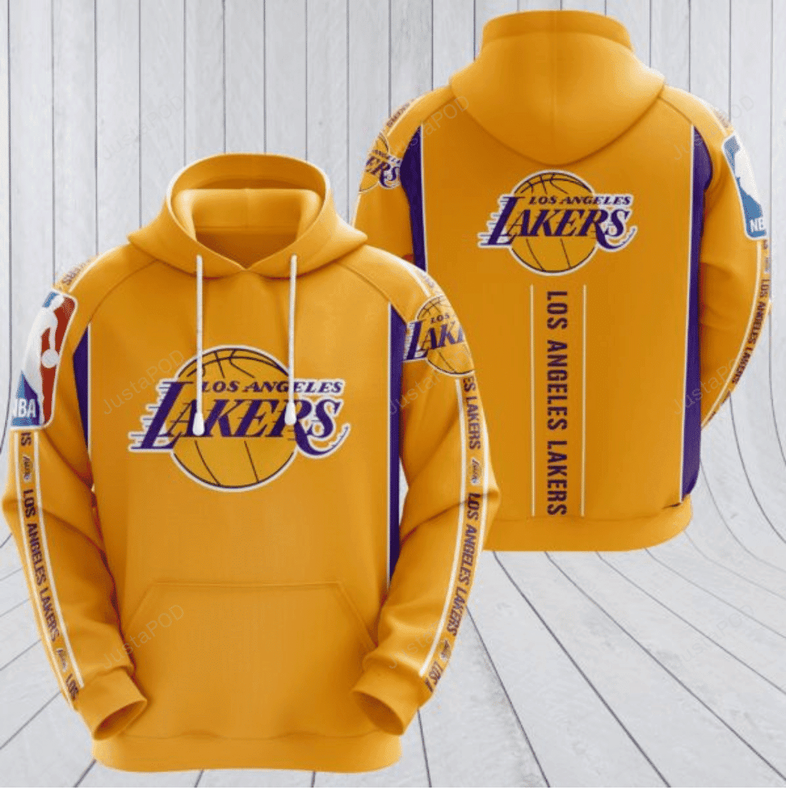 NBA Los Angeles Lakers 3D All Over Print Hoodie & Zip Hoodie
