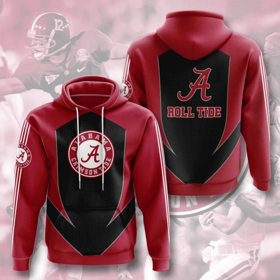 Ncaa- Alabama Crimson Tide 3D All Over Print Hoodie & Zip Hoodie