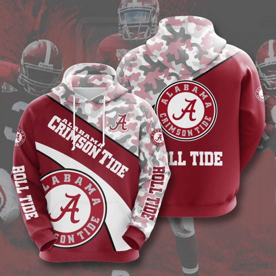 Ncaa- Alabama Crimson Tide 3D All Over Print Hoodie & Zip Hoodie