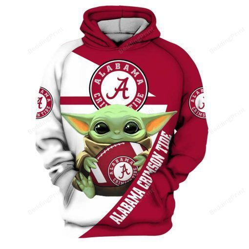 Ncaa- Alabama Crimson Tide 3D All Over Print Hoodie & Zip Hoodie