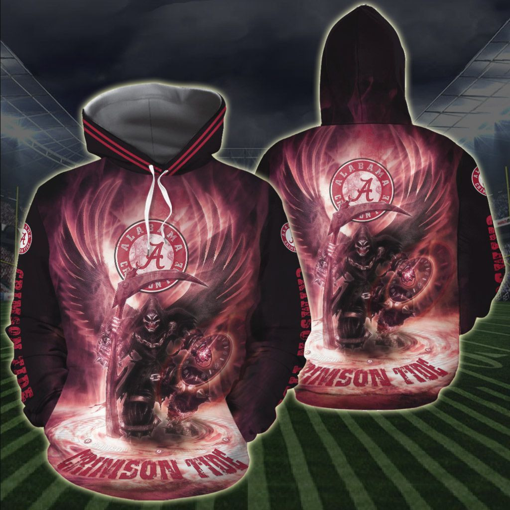 Ncaa- Alabama Crimson Tide 3D All Over Print Hoodie & Zip Hoodie
