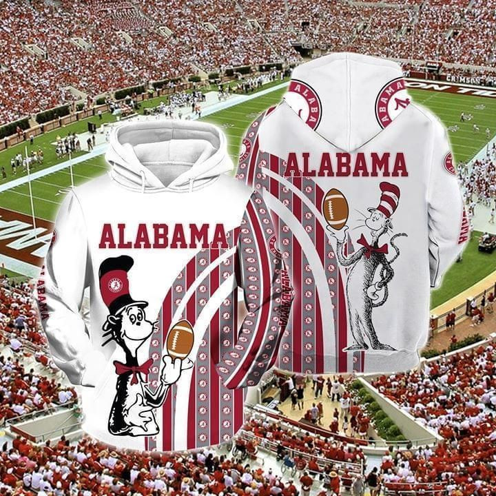 Ncaa- Alabama Crimson Tide 3D All Over Print Hoodie & Zip Hoodie