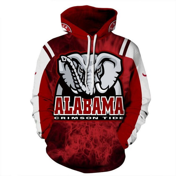 Ncaa- Alabama Crimson Tide 3D All Over Print Hoodie & Zip Hoodie