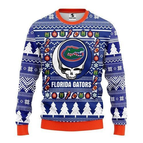 Ncaa Florida Gators Grateful Dead Ugly Christmas Sweater,