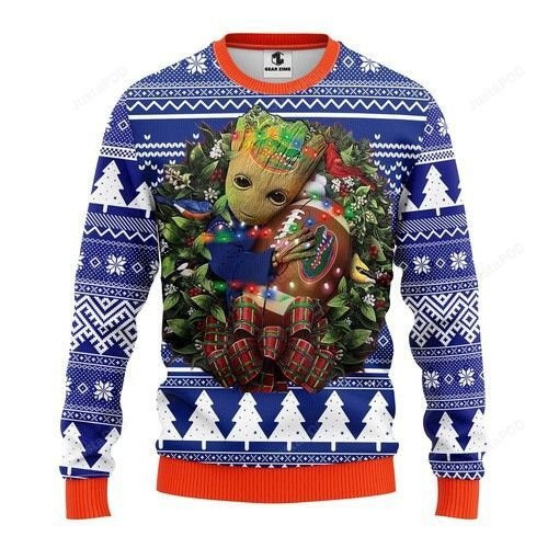 Ncaa Florida Gators Groot Hug Ugly Christmas Sweater,