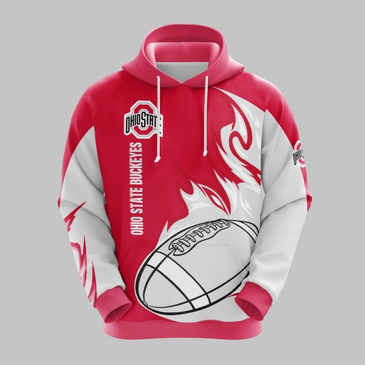 Ncaa Ohio State Buckeyes 3D All Over Print Hoodie & Zip Hoodie