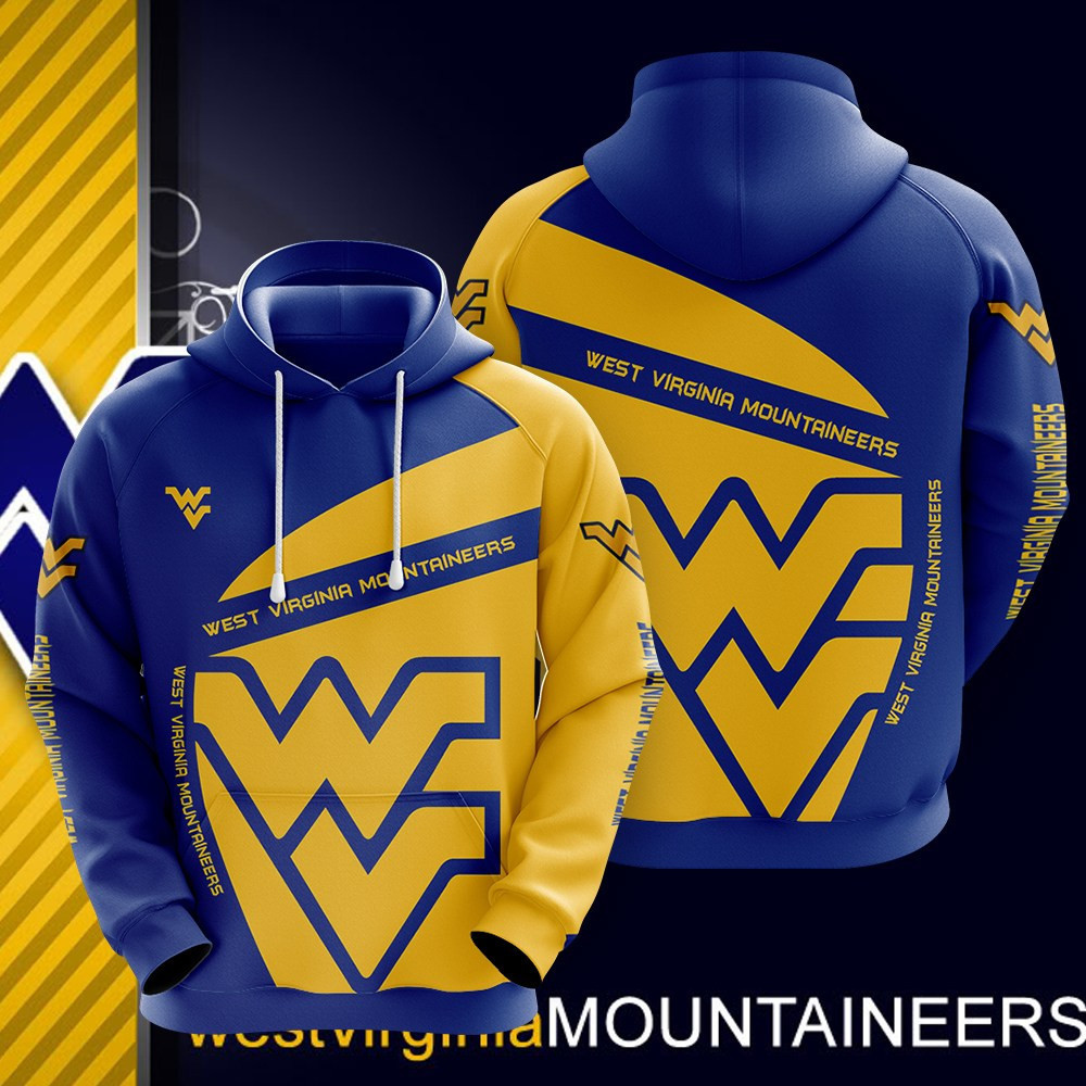 Ncaa West Virginia Mountaineers 3D All Over Print Hoodie & Zip Hoodie