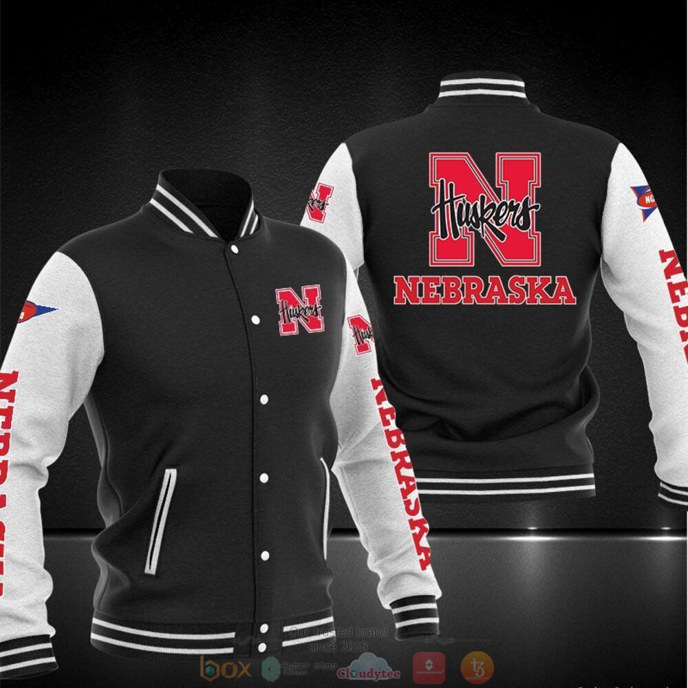 Nebraska Cornhuskers Varsity Baseball Jacket for Men & Women | NCAA Team Fan Gift