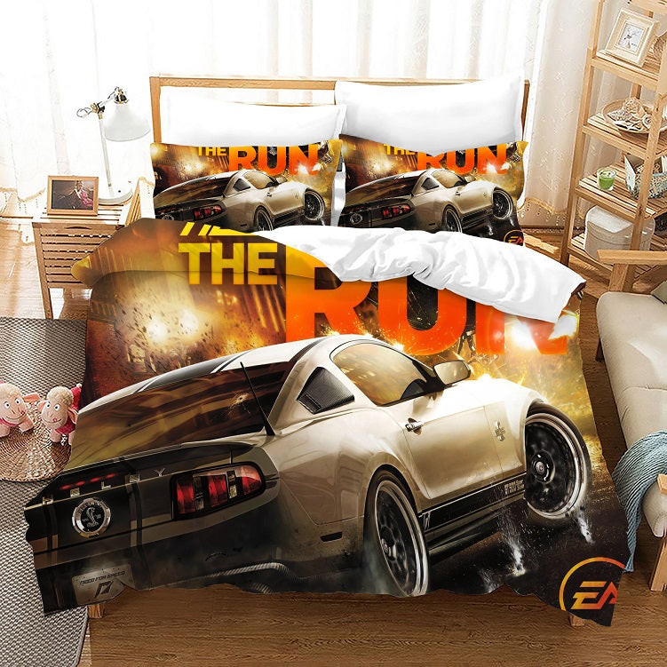 Need For Speed Duvet Cover Quilt Cover Pillowcase Bedding Set Bed Linen Home Bedroom Decor